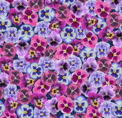 Ковролин Flotex Vision Image 000410 Pink Floral фото 1 | FLOORDEALER